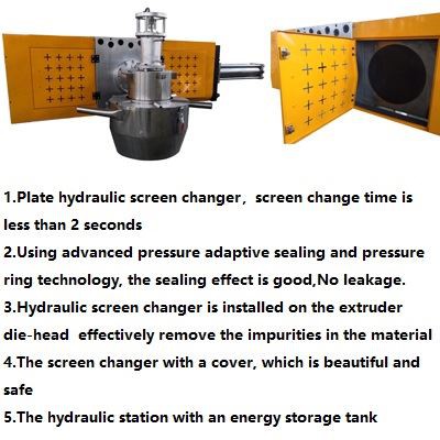 hydraulic screen changers
